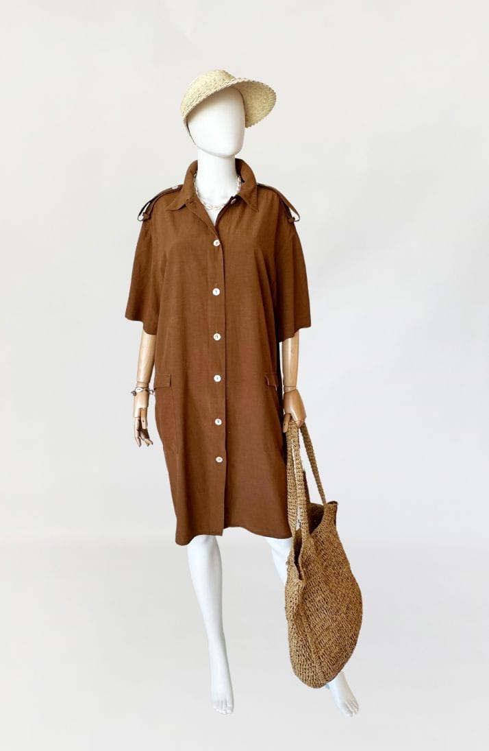 Max Mara rozpinana sukienka oversize