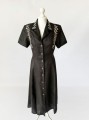 Haftowana maxi sukienka z ramii vintage