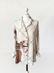 Elegance Paris koszula vintage we wzory