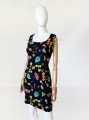Sukienka vintage 90's owocowe wzory