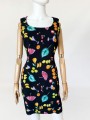 Sukienka vintage 90's owocowe wzory
