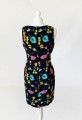 Sukienka vintage 90's owocowe wzory