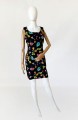 Sukienka vintage 90's owocowe wzory