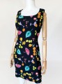 Sukienka vintage 90's owocowe wzory