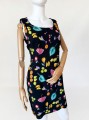 Sukienka vintage 90's owocowe wzory