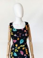 Sukienka vintage 90's owocowe wzory