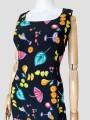 Sukienka vintage 90's owocowe wzory