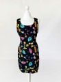 Sukienka vintage 90's owocowe wzory