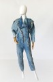 Jeansowy kombinezon vintage 80's