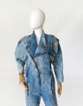 Jeansowy kombinezon vintage 80's