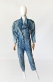 Jeansowy kombinezon vintage 80's