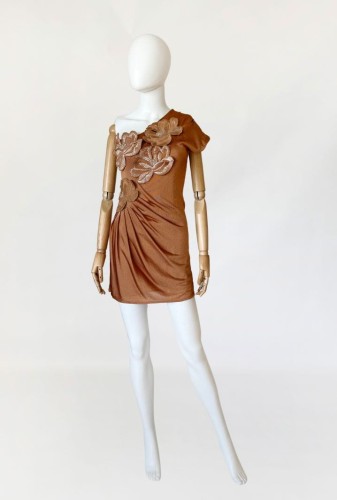 Emporio Armani asymetryczna sukienka