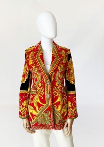 Marina Sitbon x Kamosho aksamitna marynarka vintage 90's