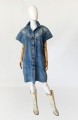 Jeansowa sukienka vintage 80's