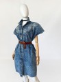 Jeansowa sukienka vintage 80's