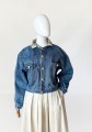 Krótka jeansowa kurtka vintage 80's/90's