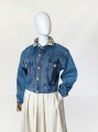 Krótka jeansowa kurtka vintage 80's/90's