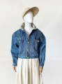 Krótka jeansowa kurtka vintage 80's/90's