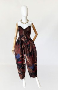 Włoski kombinezon baggy vintage 80's