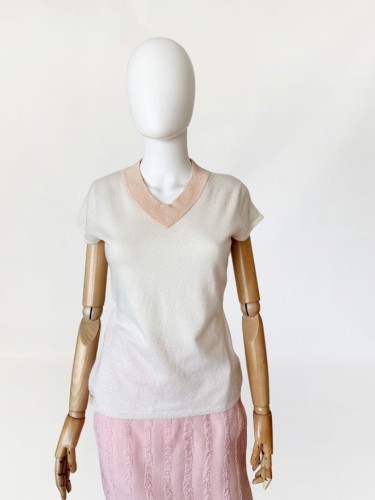 Minimalistyczny sweter z kaszmiru