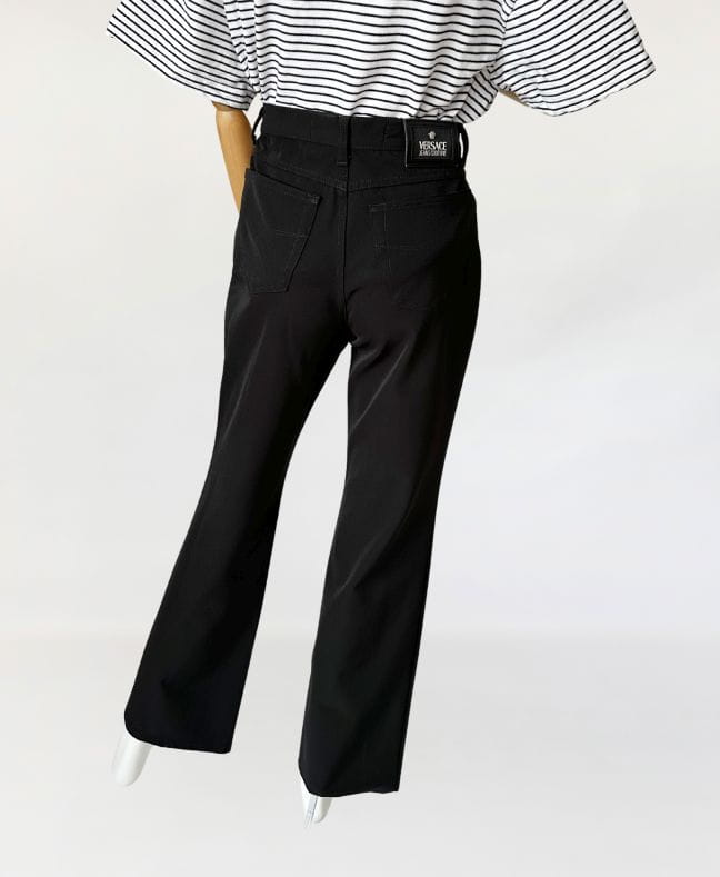Versace czarne spodnie casual