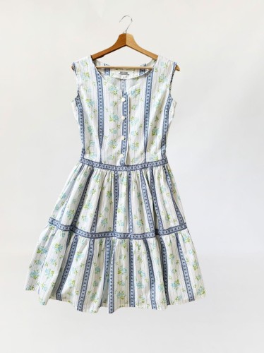 Francuska sukienka vintage 50's Boussac