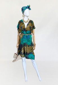 Długa jedwabna narzutka / kimono