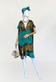 Długa jedwabna narzutka / kimono