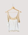 Lekki zdobiony top boho