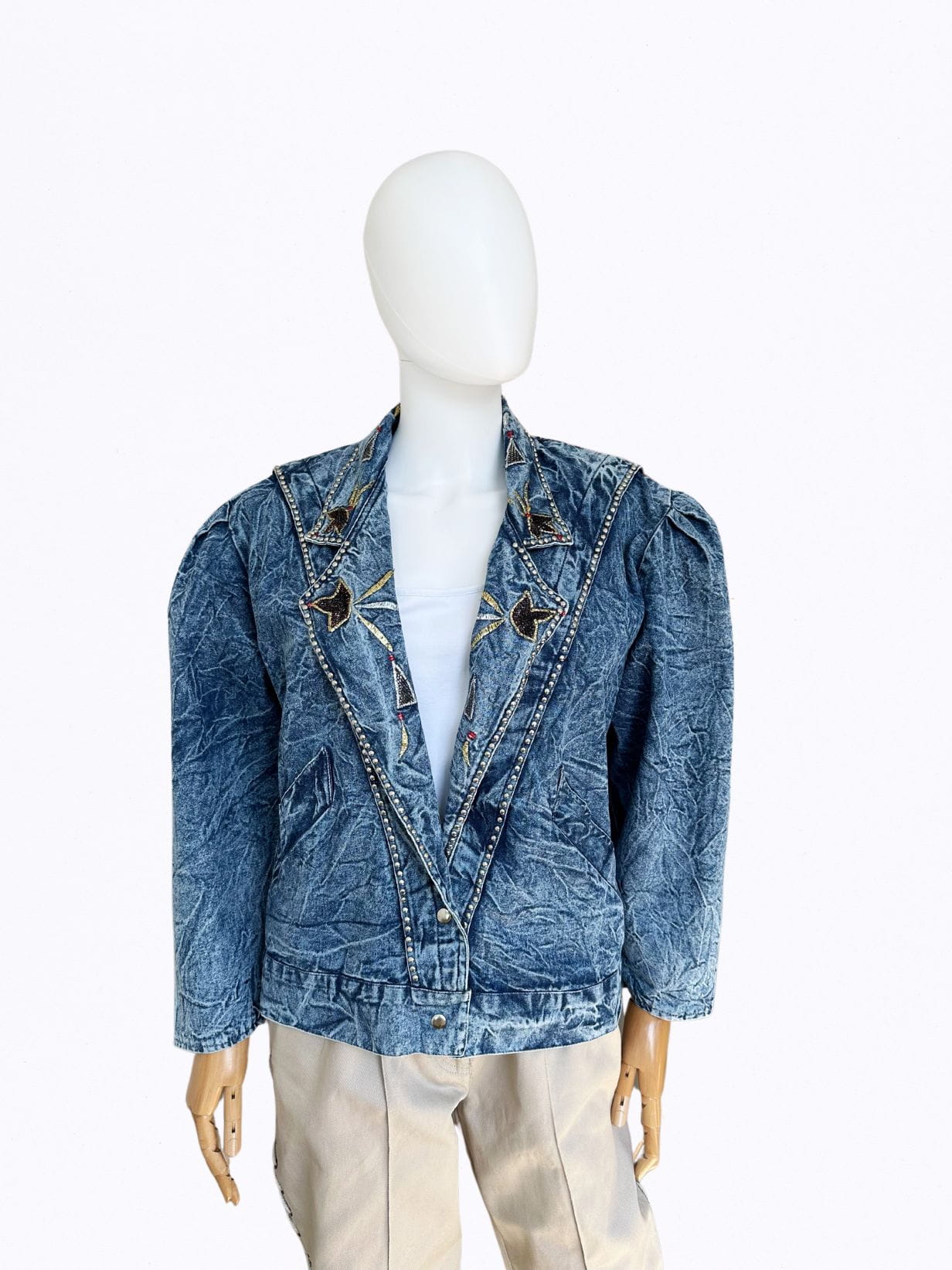 Jeansowa kurtka vintage 80's