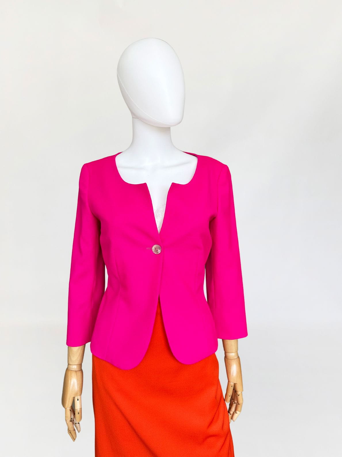 Georges Rech żakiet vintage magenta 