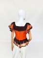 Gorset z frędzlami vintage 50's