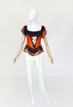 Gorset z frędzlami vintage 50's
