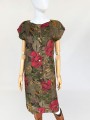 Włoska sukienka w kwiatowe wzory