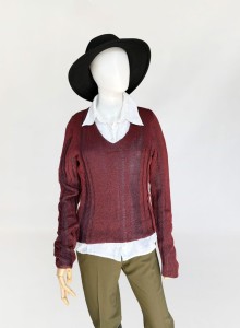 Dries Van Noten sweter 'destroyed'