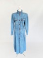 Betty Barclay jeansowa sukienka/płaszcz maxi vintage