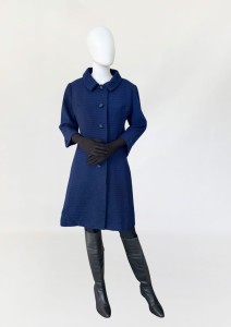 Wełniany płaszcz vintage 50's