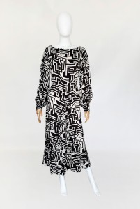 Richard Allan x H&M sukienka maxi 60's 