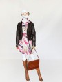 Sukienka we wzory vintage 60's/70's