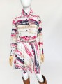Sukienka we wzory vintage 60's/70's