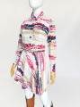 Sukienka we wzory vintage 60's/70's