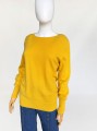 Musztardowy sweter 100% kaszmir