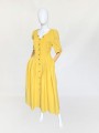 Austriacka maxi sukienka vintage