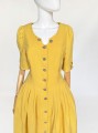 Austriacka maxi sukienka vintage