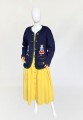 Austriacka maxi sukienka vintage