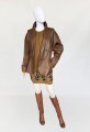 Skórzana kurtka vintage 80's oversize