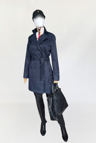 Sisley dwurzędowy trencz