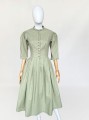 Austriacka sukienka vintage w drobne wzory