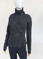 Gruby włoski sweter vintage 100% kaszmir