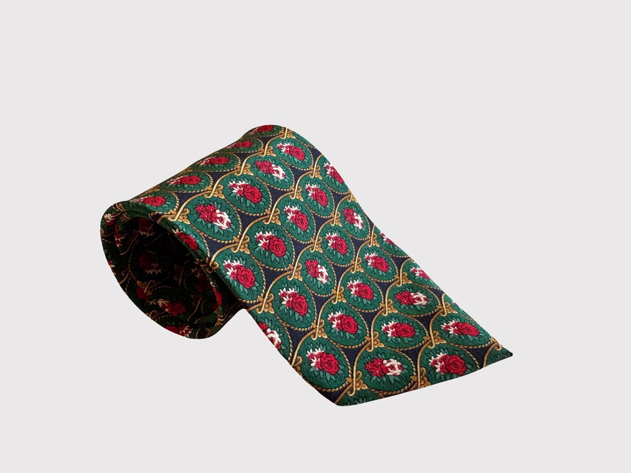 Valentino jedwabny krawat vintage